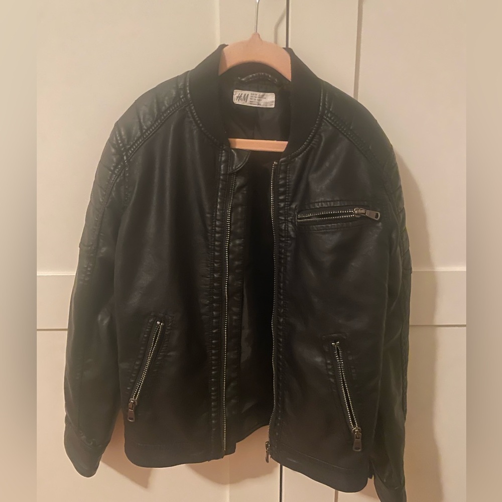 H and M black jacket girls